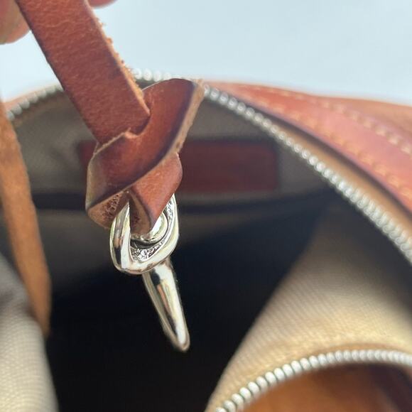 Vintage Dooney & Bourke Ostrich Hobo Bag Purse - Picture 9 of 16